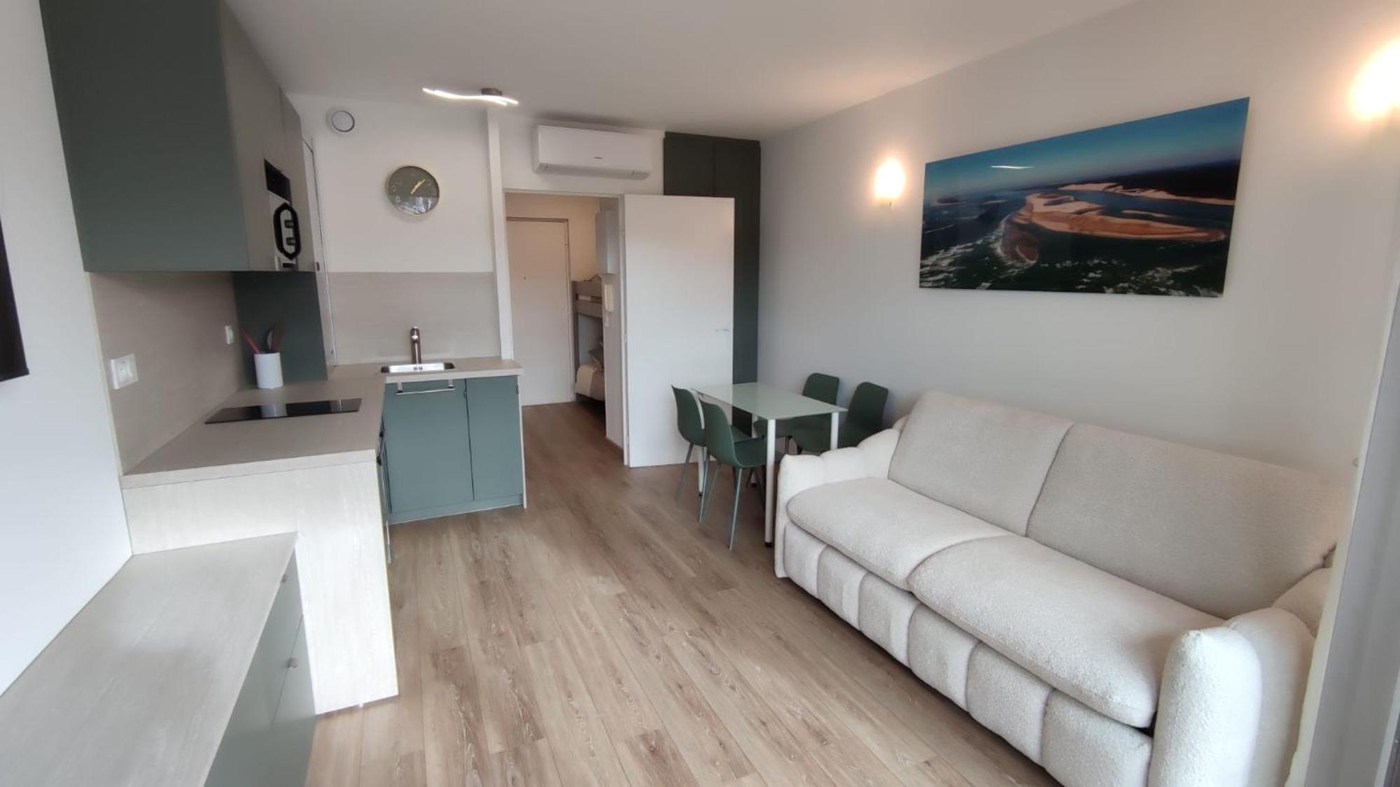 Studio Avec Parking Centre-Ville Face A La Gare Plage & Commerces 아르카숑 외부 사진